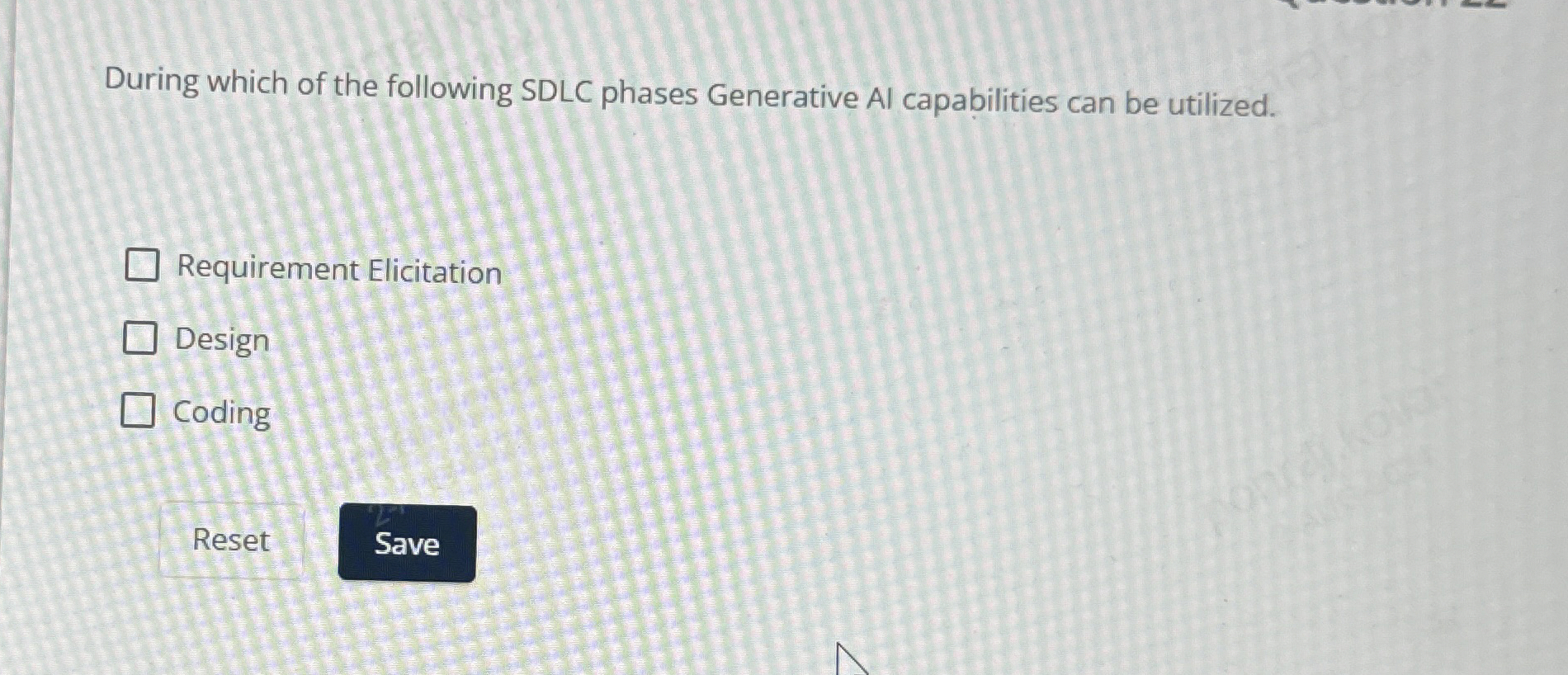 During which of the following SDLC phases