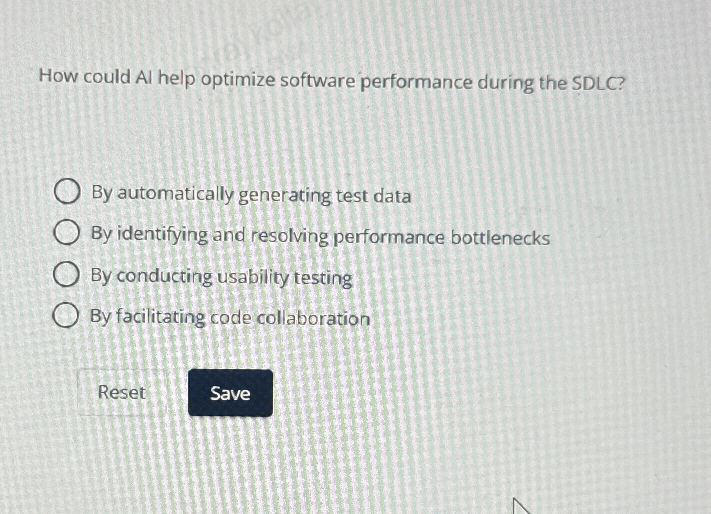 How could AI help optimize software performance