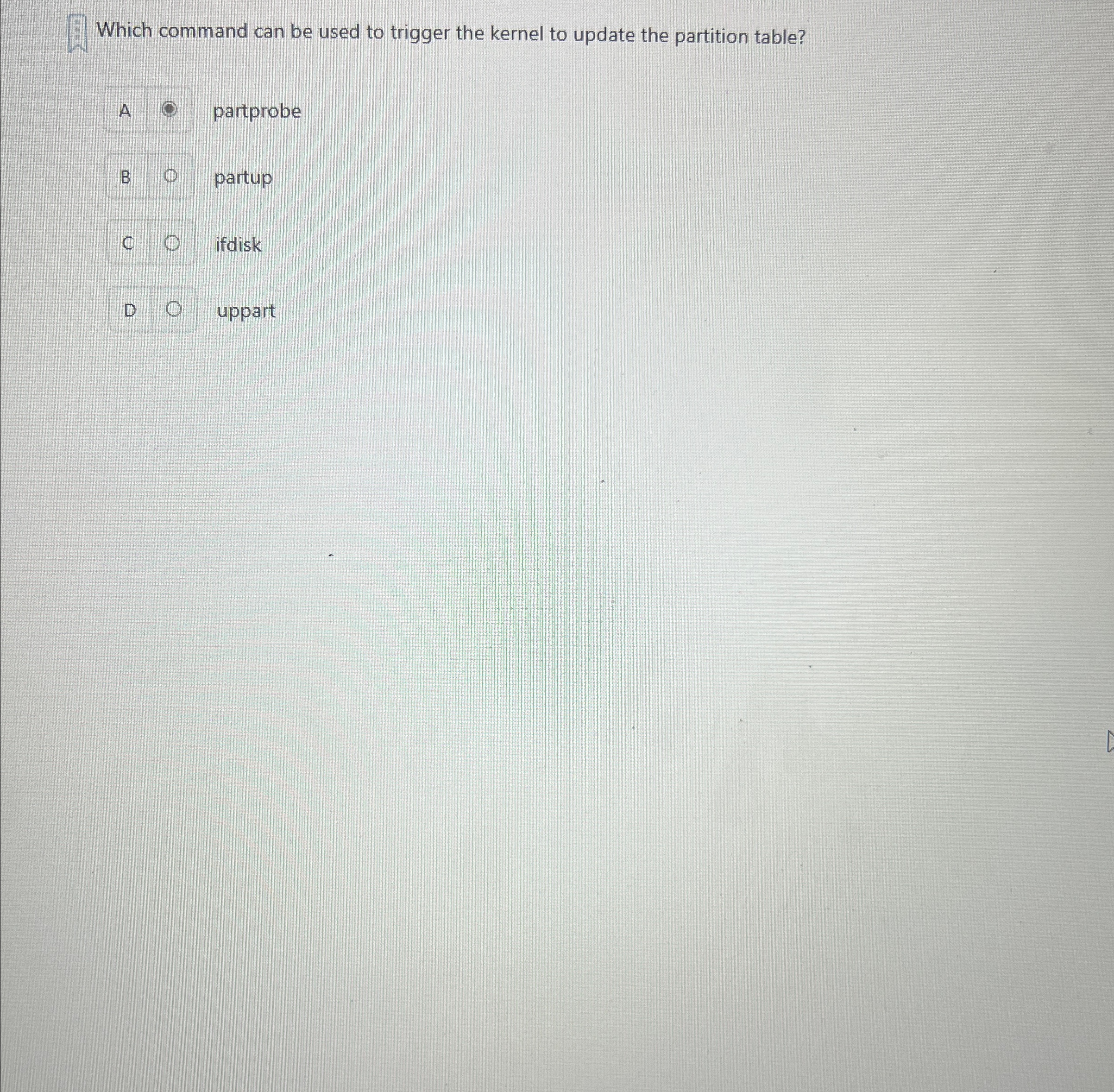 Which command can be used to trigger the kernel