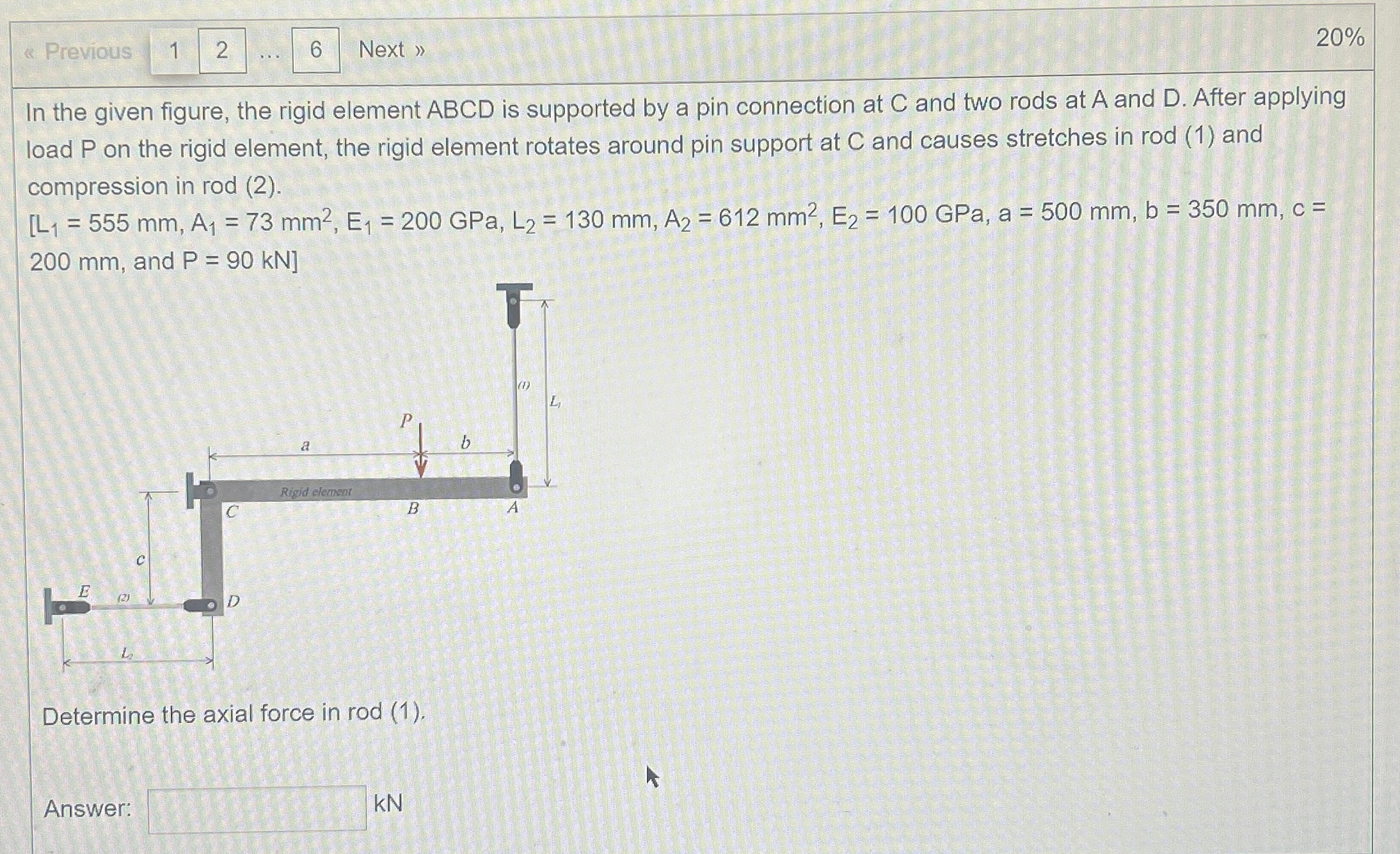 Previous 1\ 2\ 6\ Next \ 20% \ In the given
