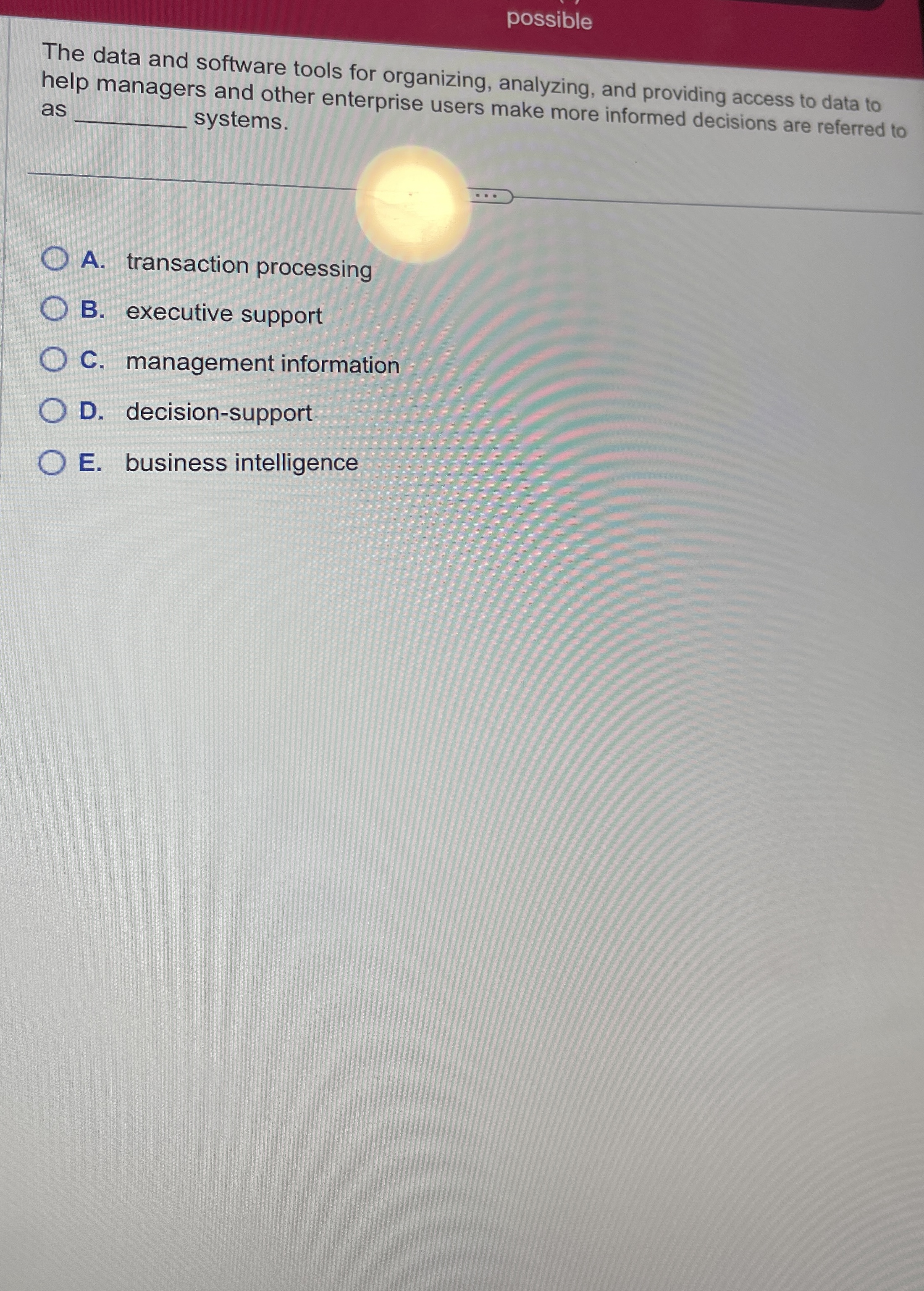 possible The data and software tools for