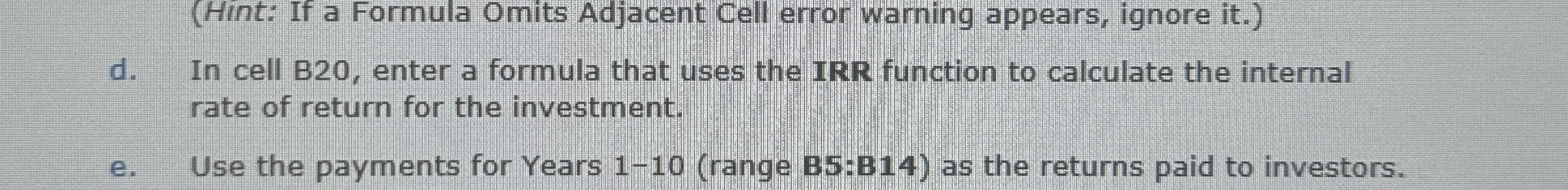 ( Hint: If a Formula Omits Adjacent Cell error