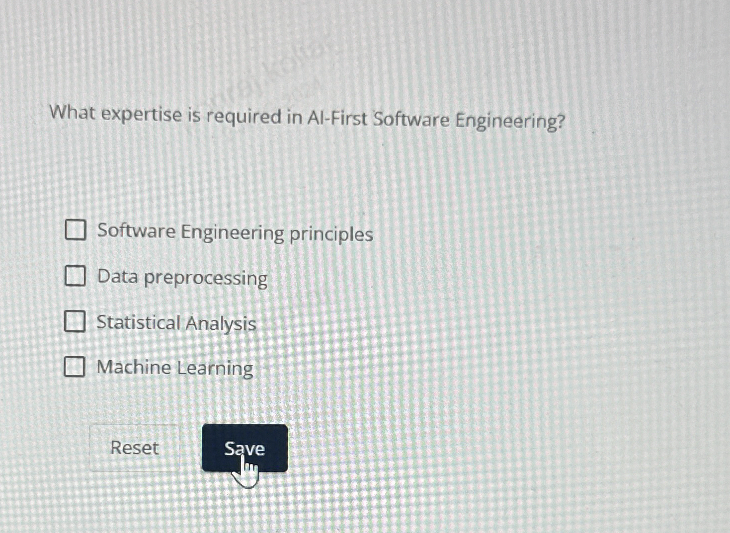 What expertise is required in Al - First Software