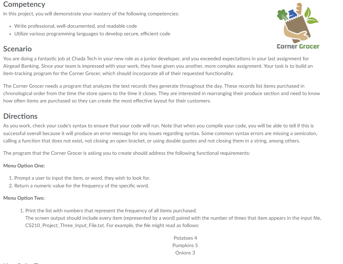 In C++ Please *****INPUT FILE**** Spinach