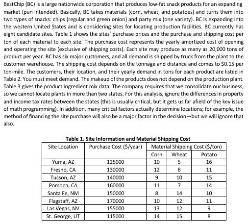 BestChip \ ( ( B C ) \ ) is a large nationwide