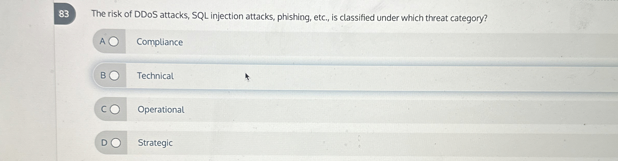8 3 The risk of DDoS attacks, SQL injection