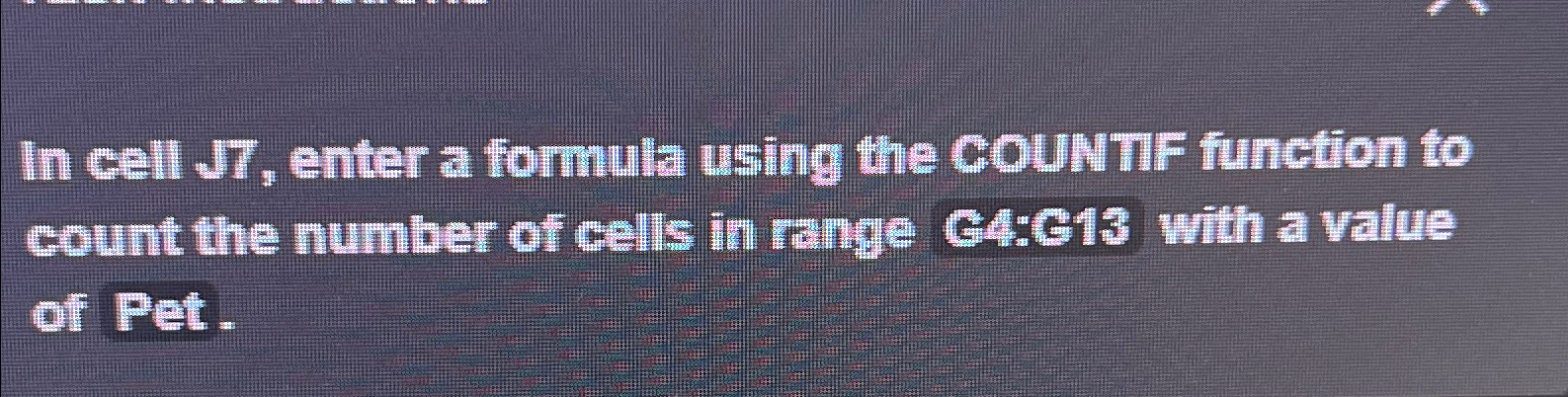 In cell 7 2 , enter a formula using the couNulf