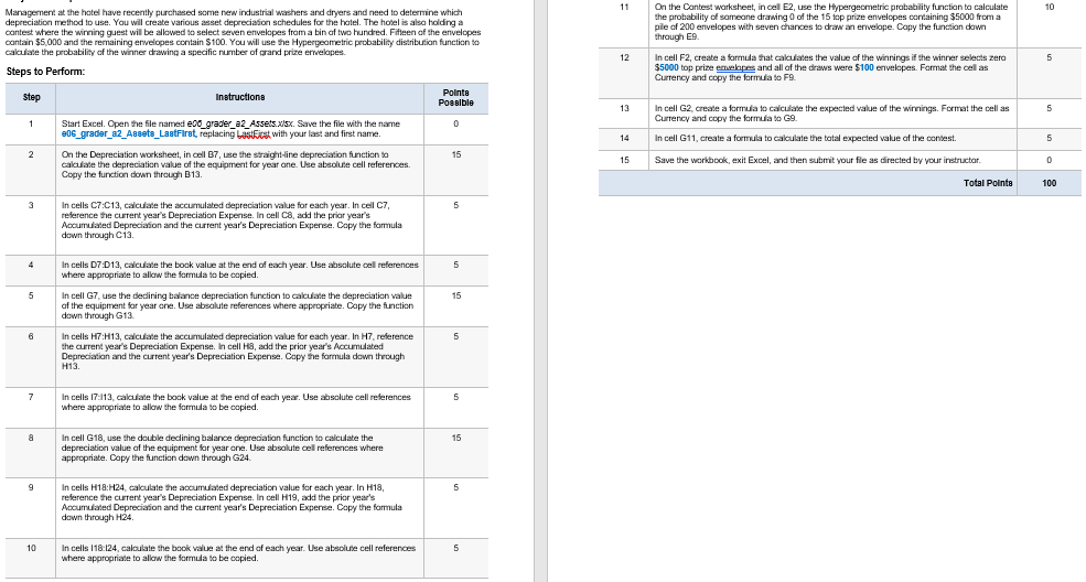 1 Start Excel. Open the file named e 0 6 _ grader