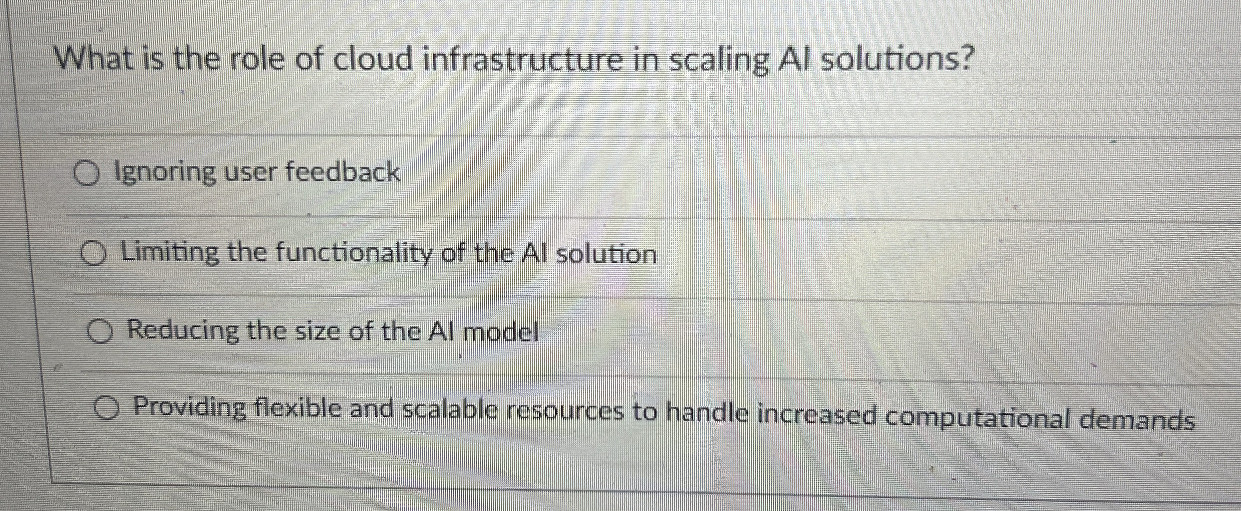 What is the role of cloud infrastructure in
