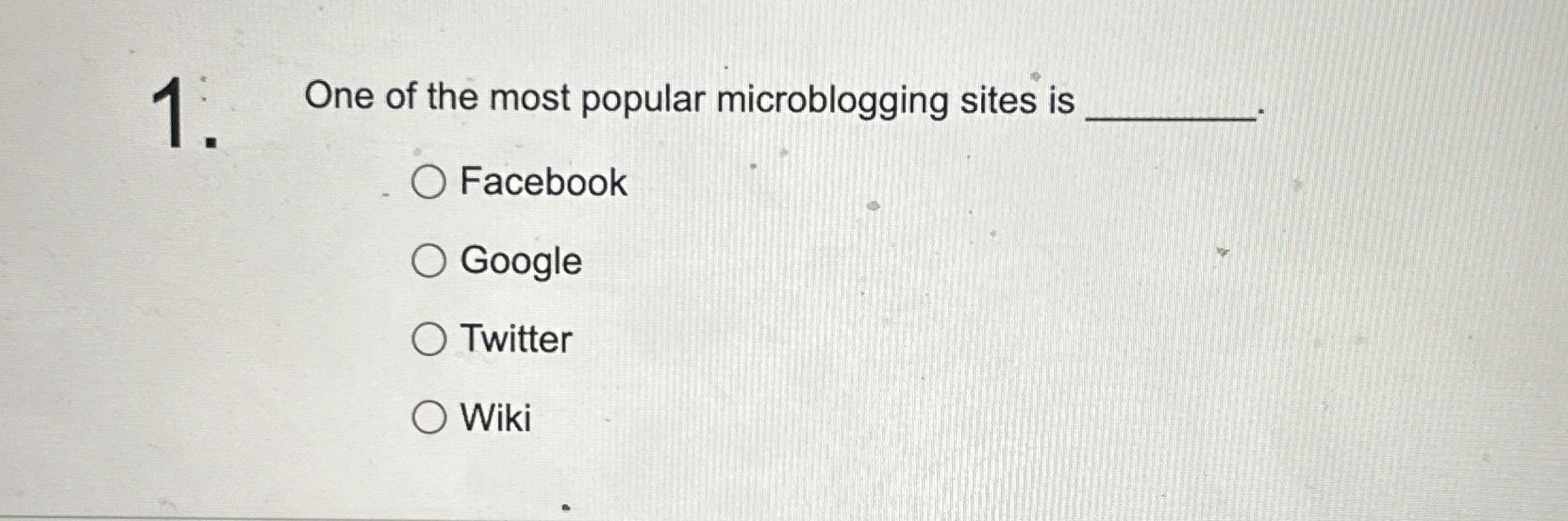 One of the most popular microblogging sites is