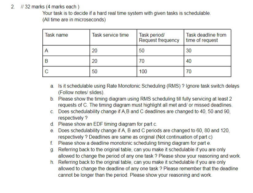 / / 3 2 marks ( 4 marks each ) Your task is to