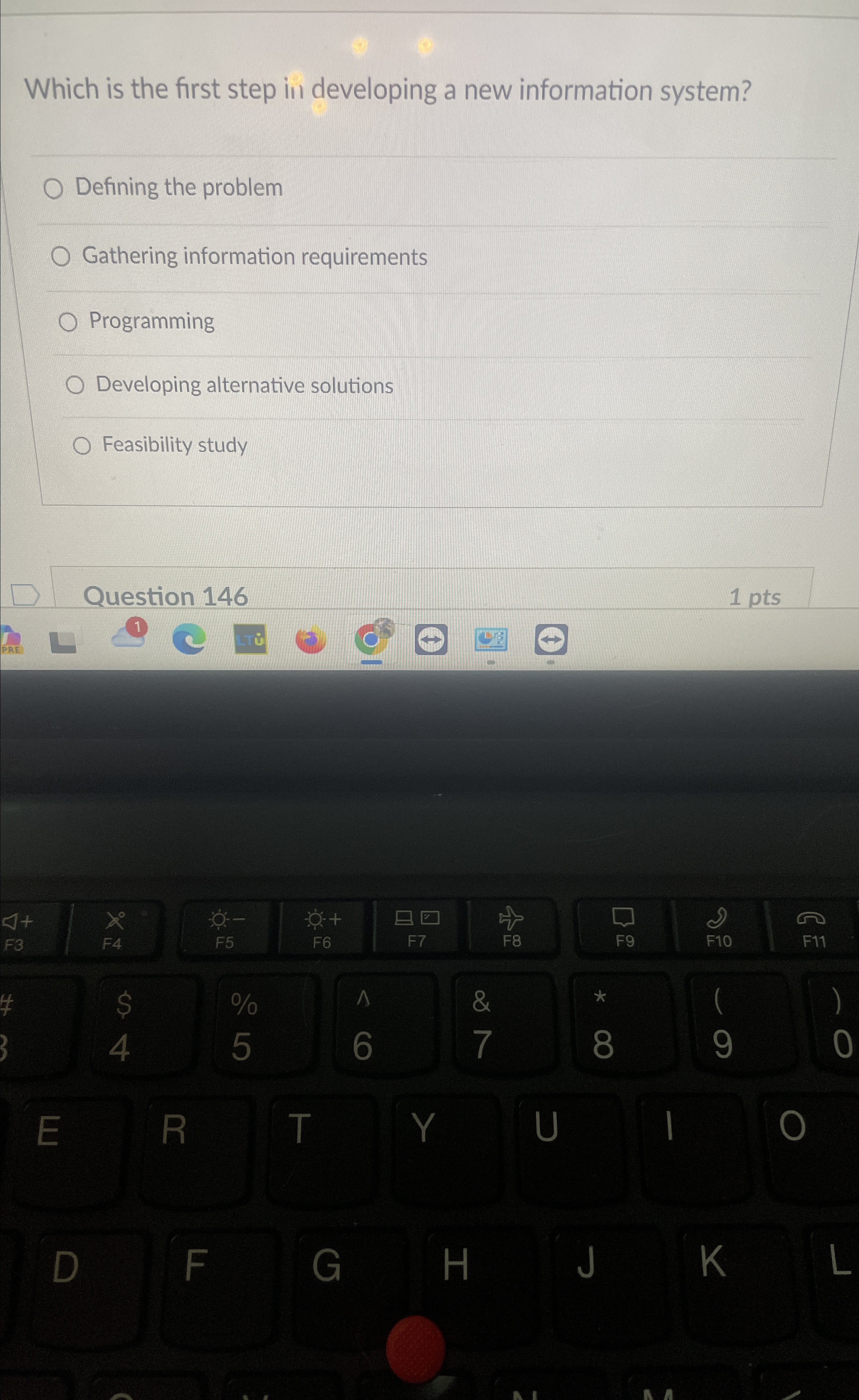 Which is the first step i developing a new