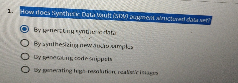 How does Synthetic Data Vault ( SDV ) augment