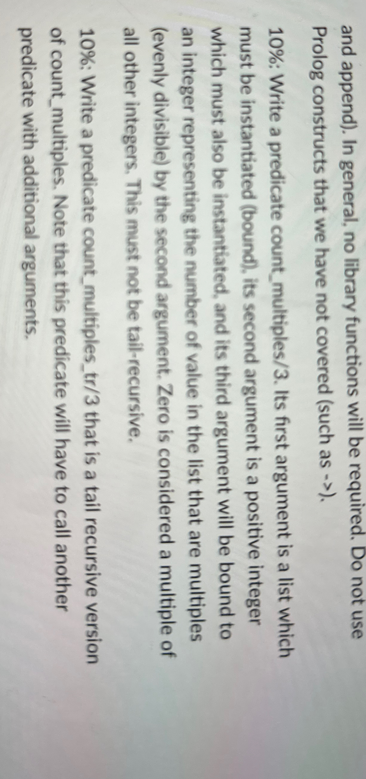 and append ) . In general, no library functions