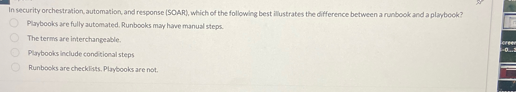 In security orchestration, automation, and