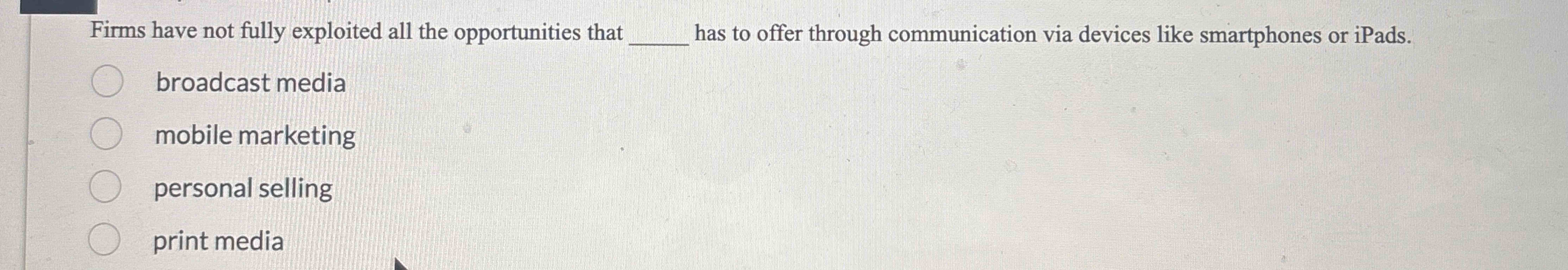 Firms have not fully exploited all the