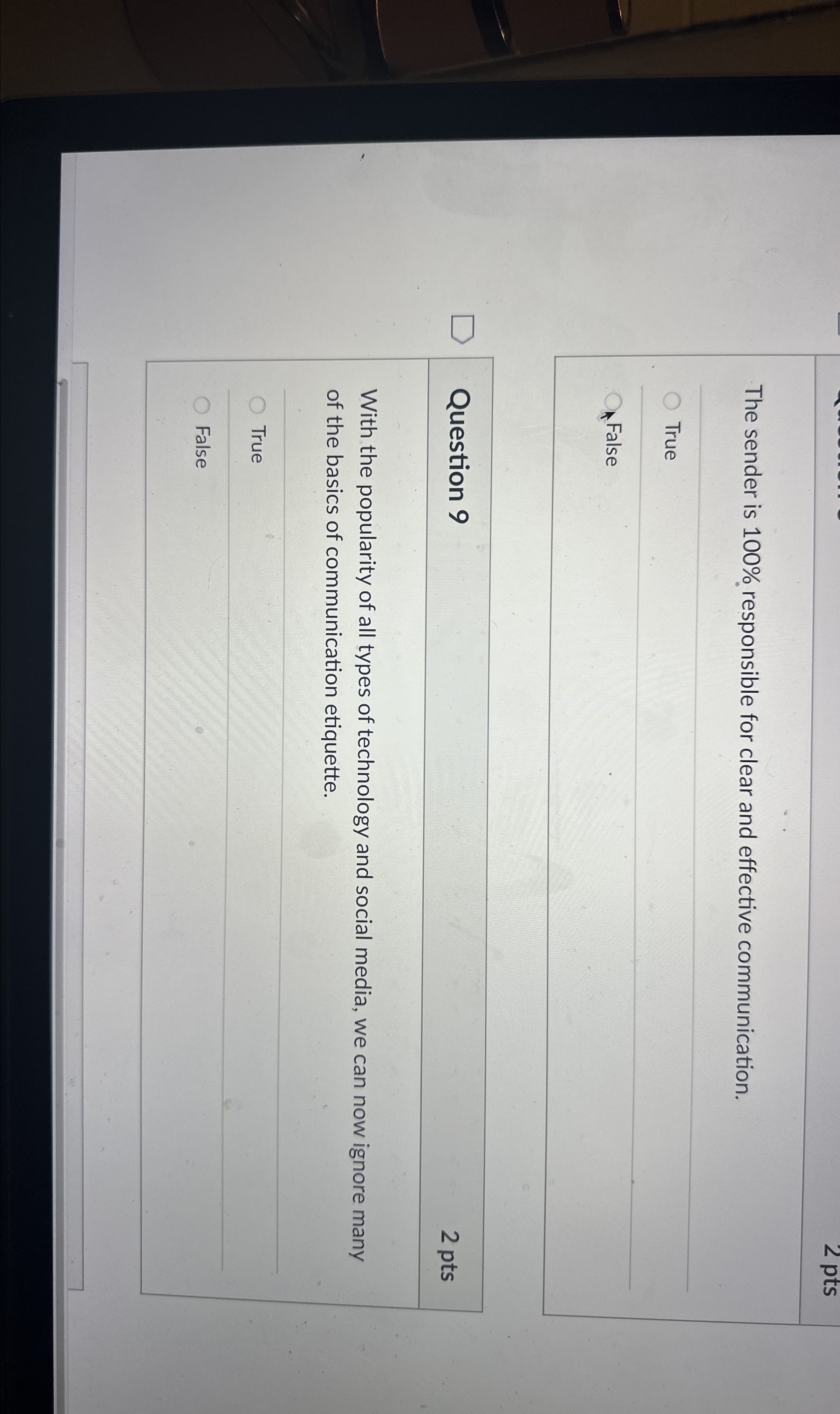 The sender is 1 0 0 % responsible for clear and