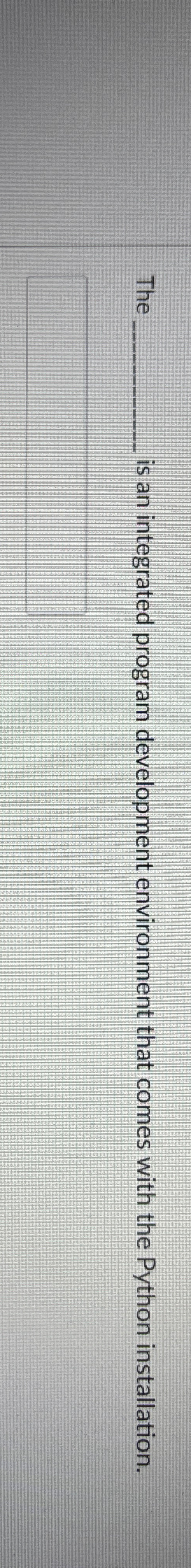 The q , is an integrated program development