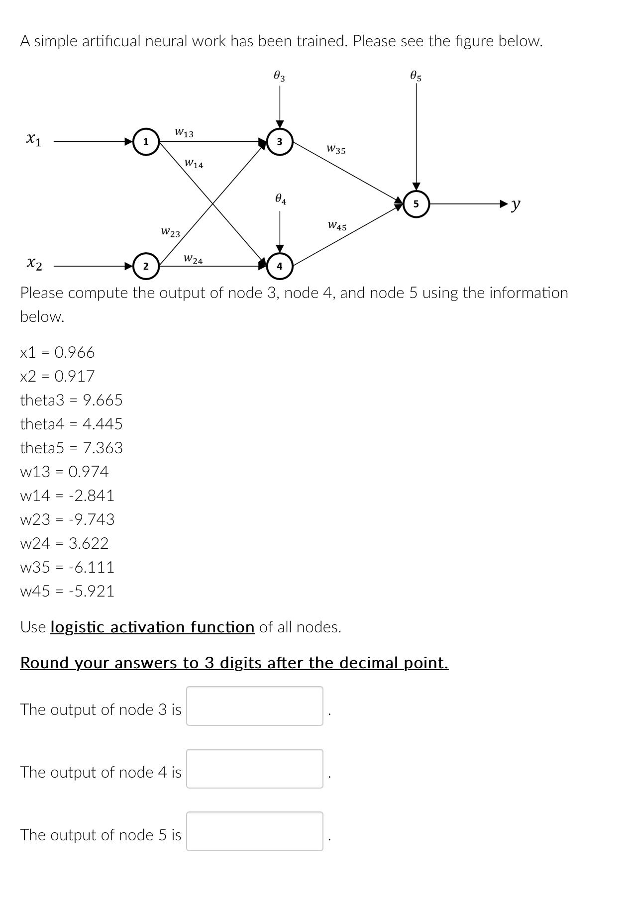 Use excel for the calculation. A simple