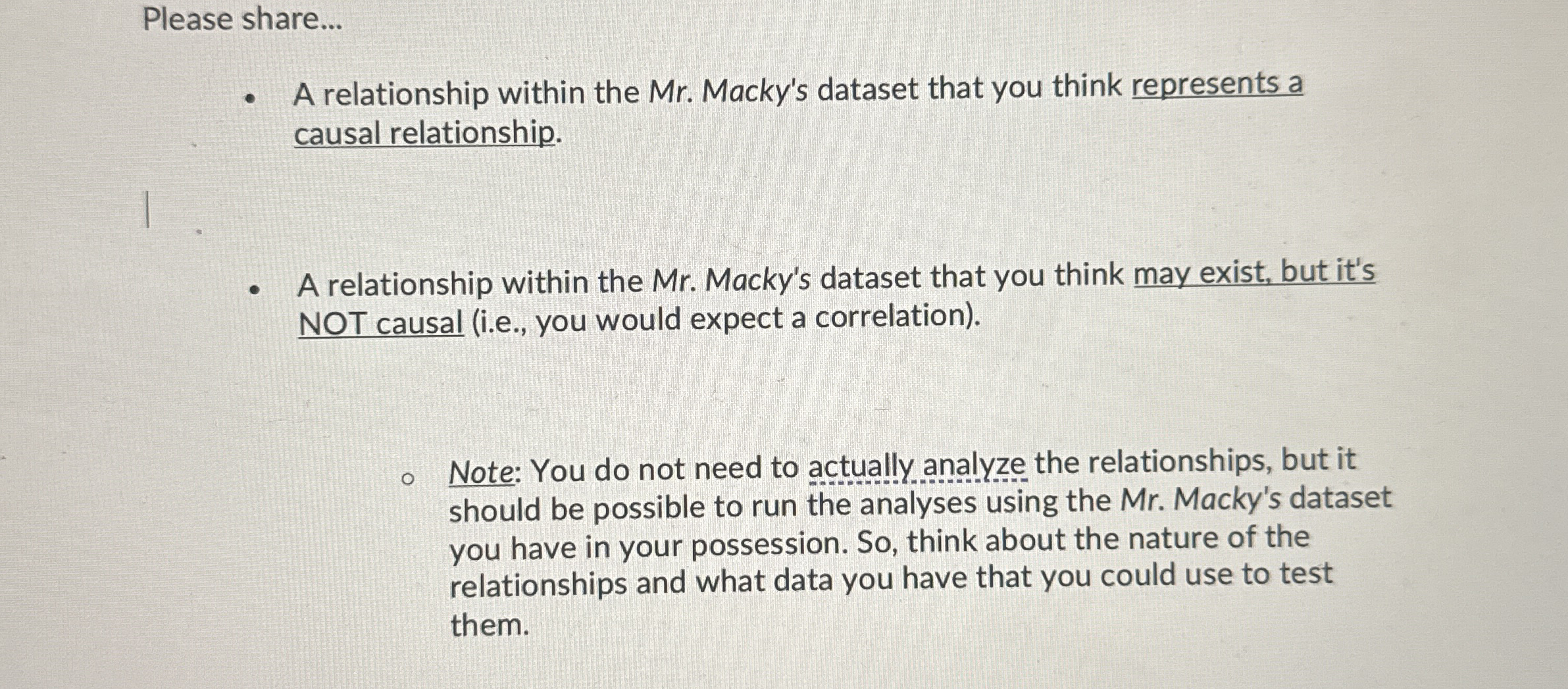 Please share... A relationship within the Mr .