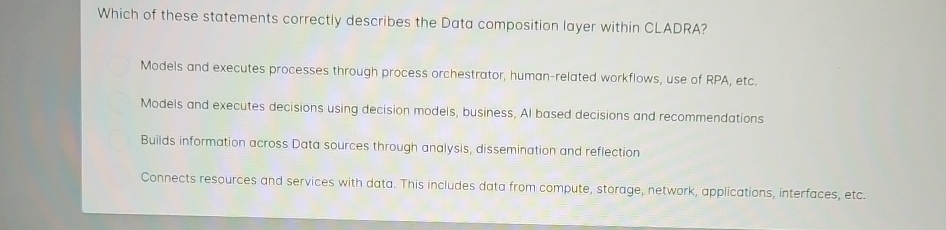 Which of these statements correctly describes the