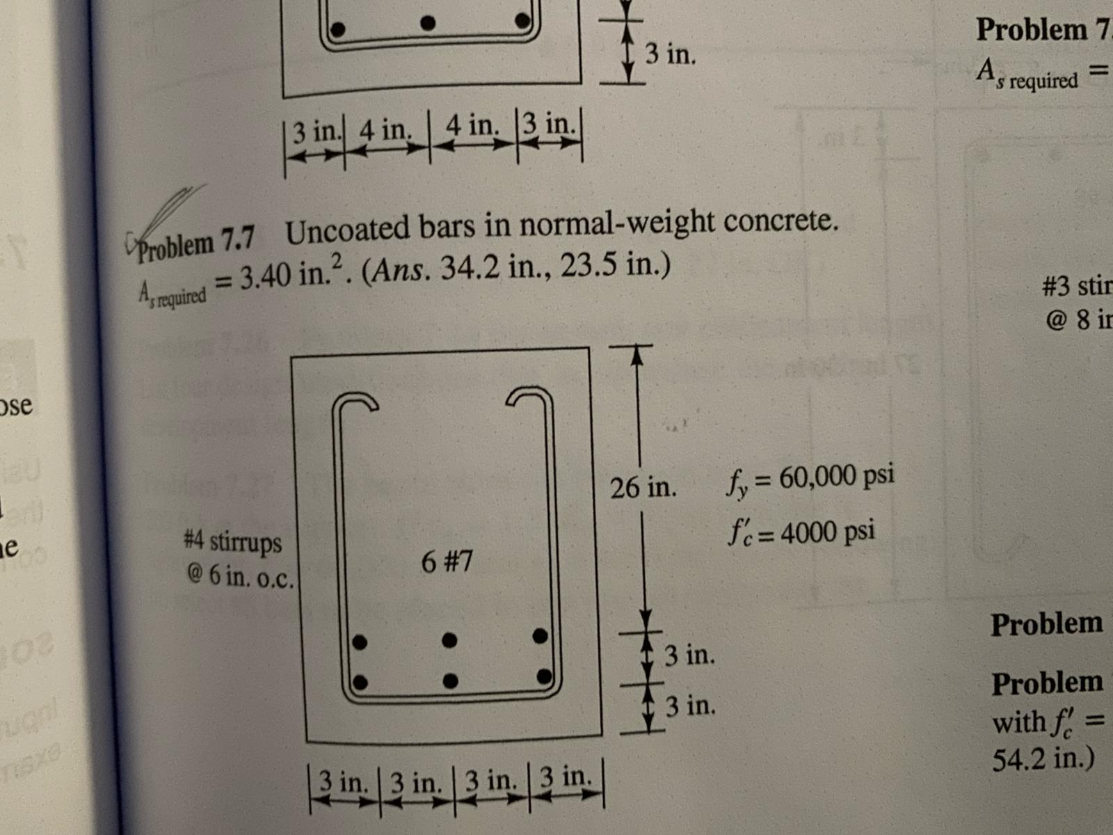 Problem 7 . 7 Uncoated bars in nominal - weight