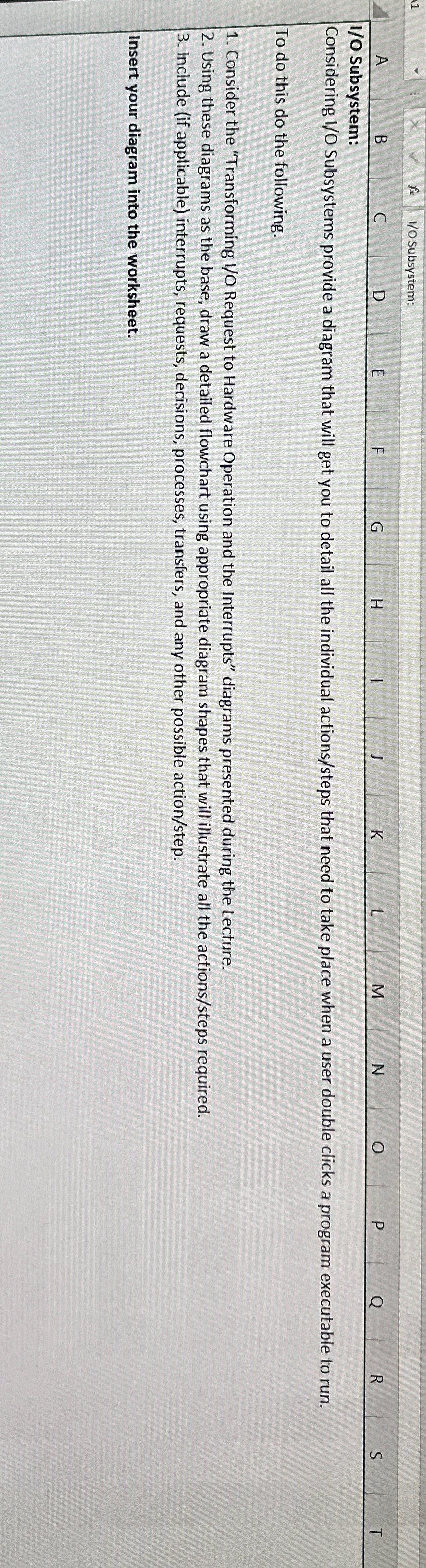 A B C D E F G H 1 J K L M N P R S T I / O