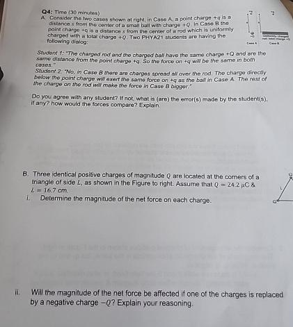 Q4: Time (30 minutes)\ A. Consider the two cases