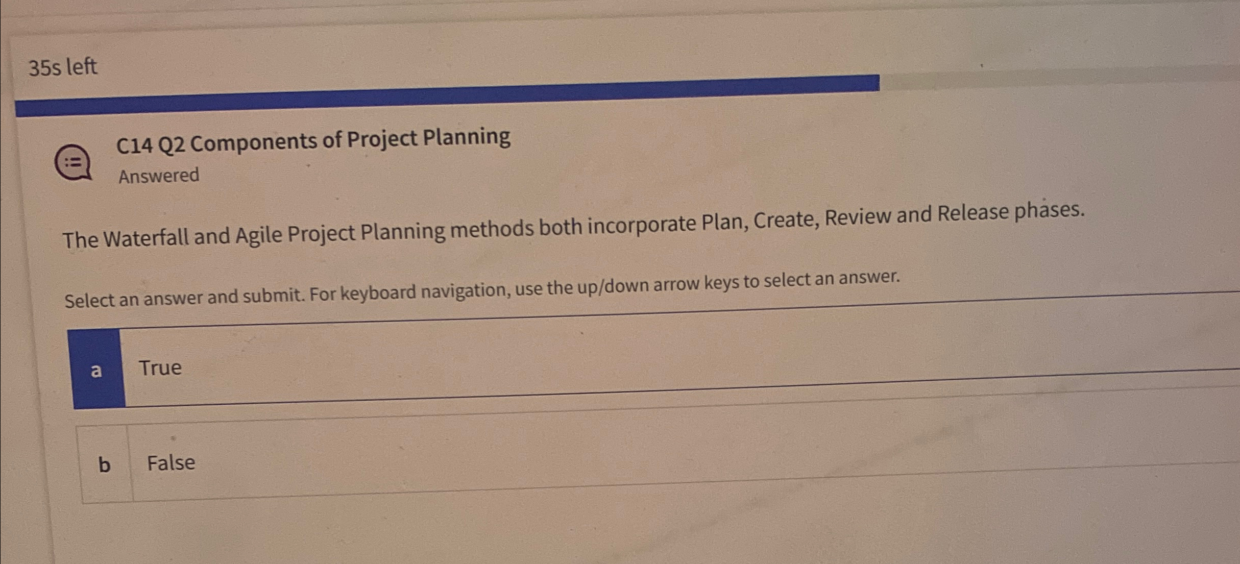 3 5 s left C 1 4 Q 2 Components of Project