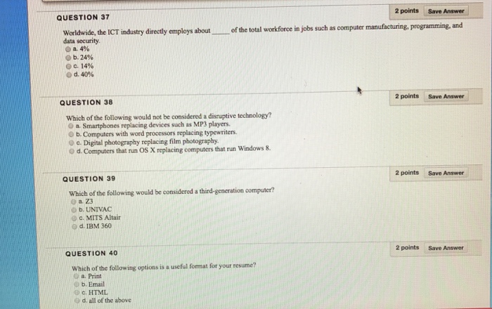 Worldwide, the ICT industry directly employs