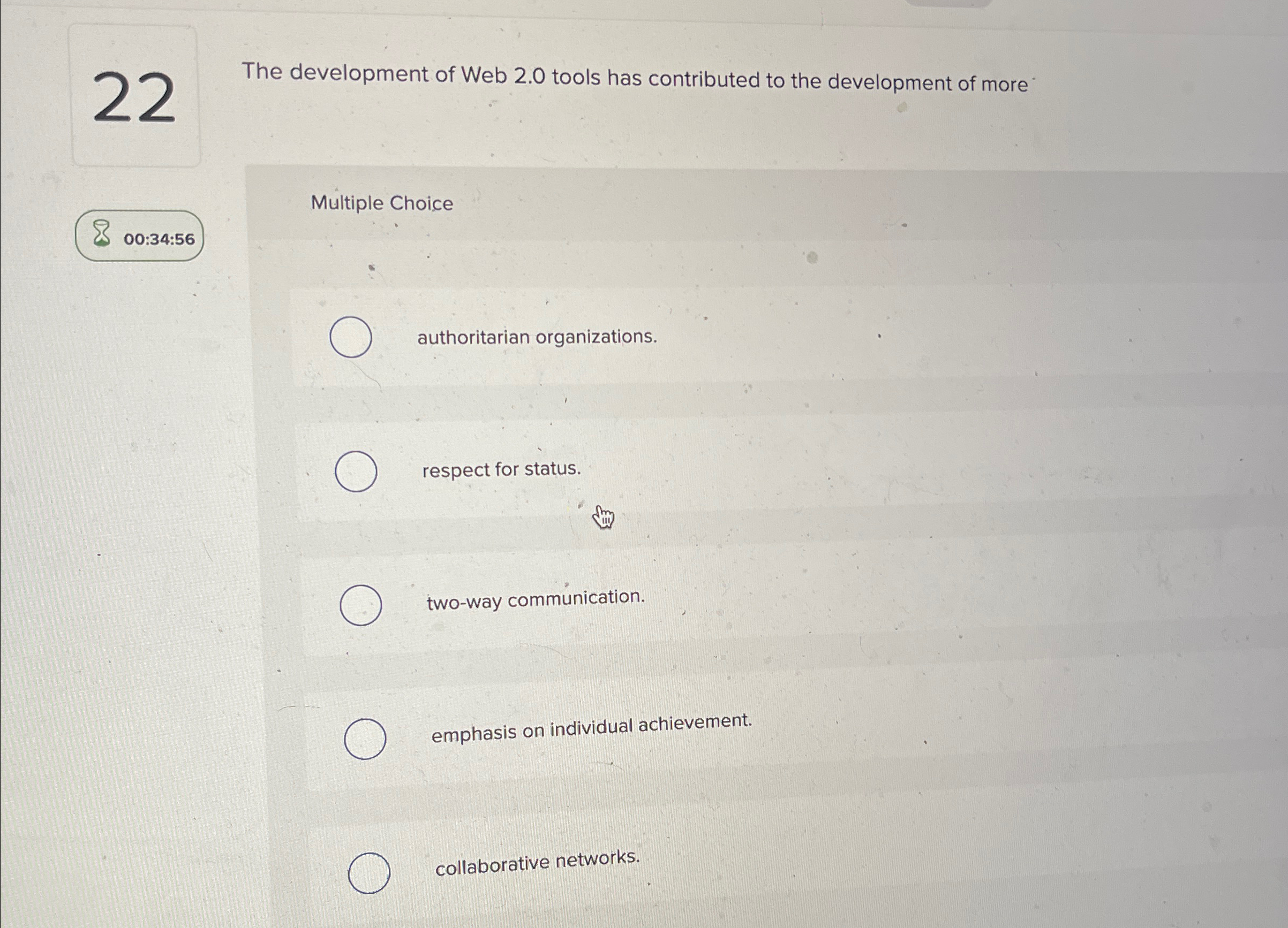 2 2 The development of Web 2 . 0 tools has