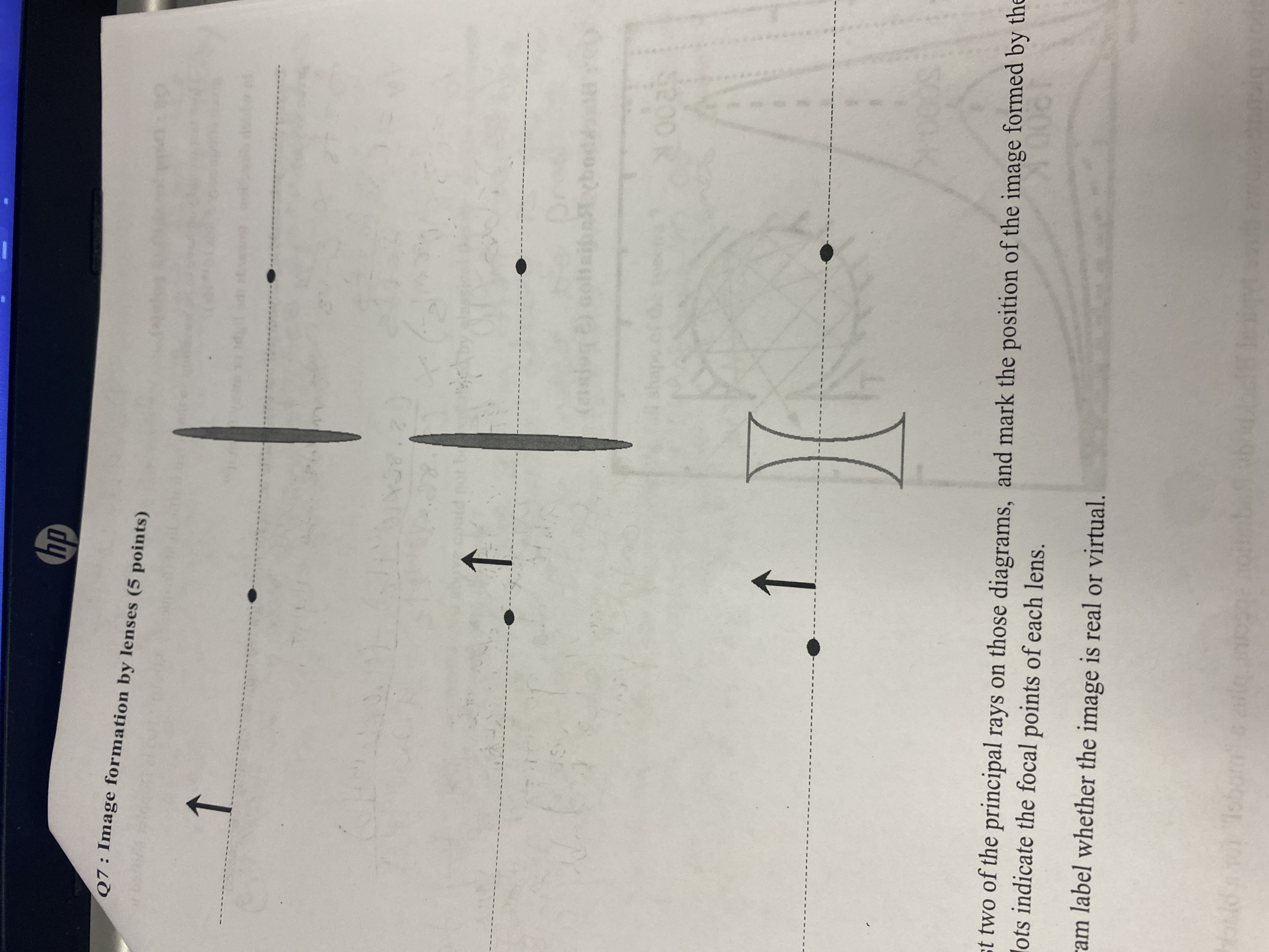 am label whether the image is real or virtual.