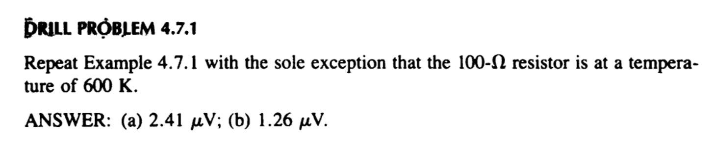 DRJIL PRO BBLEM 4 . 7 . 1 Repeat Example 4 . 7 .