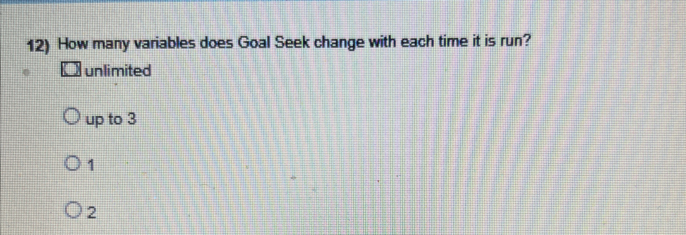 How many variables does Goal Seek change with