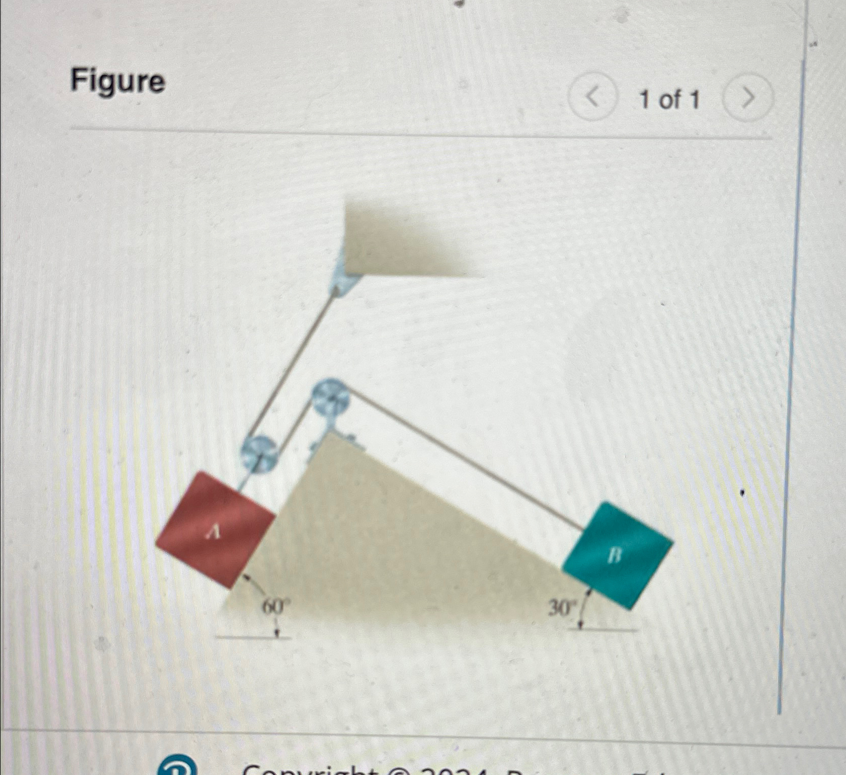 The two blocks are released from rest and the 3 8