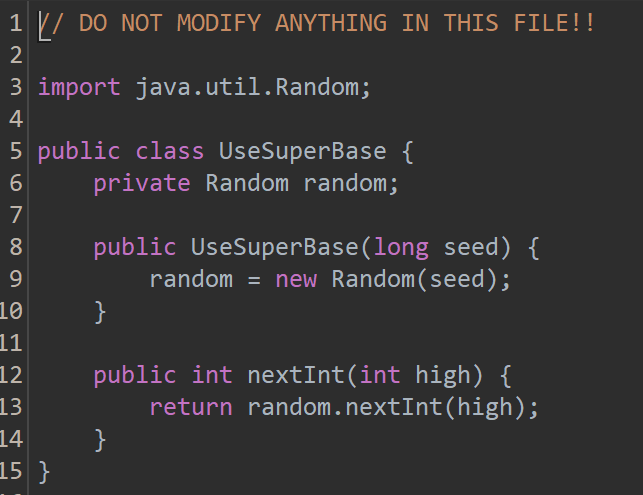 I need help writing the program called