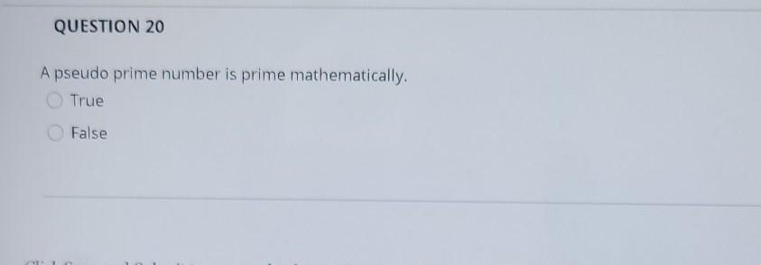 QUESTION 9 The integer pair (77,5) can be a