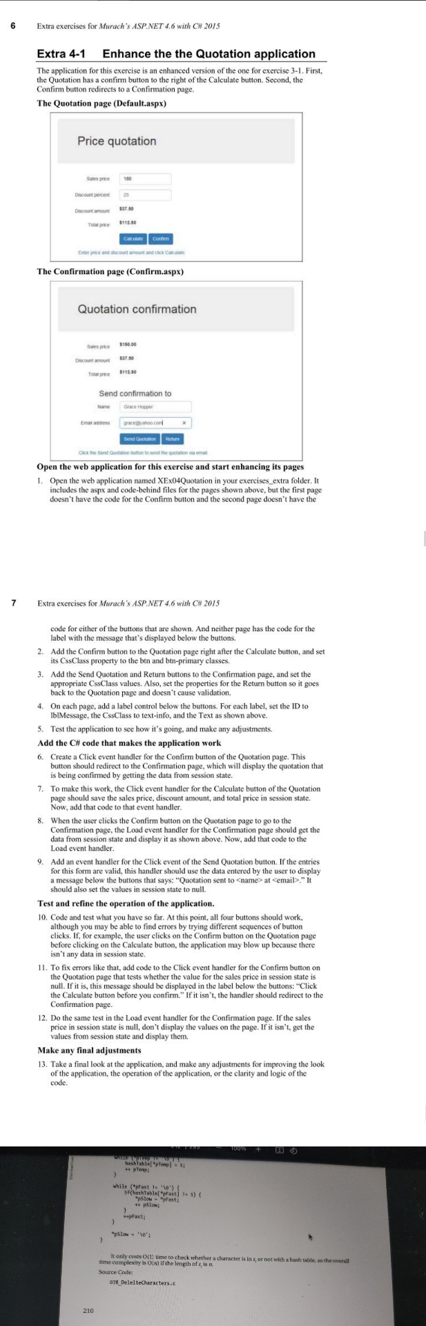 java code 7 Extra exercises for Murach ' s