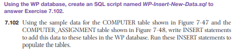 Using the WP database, create an SQL script named