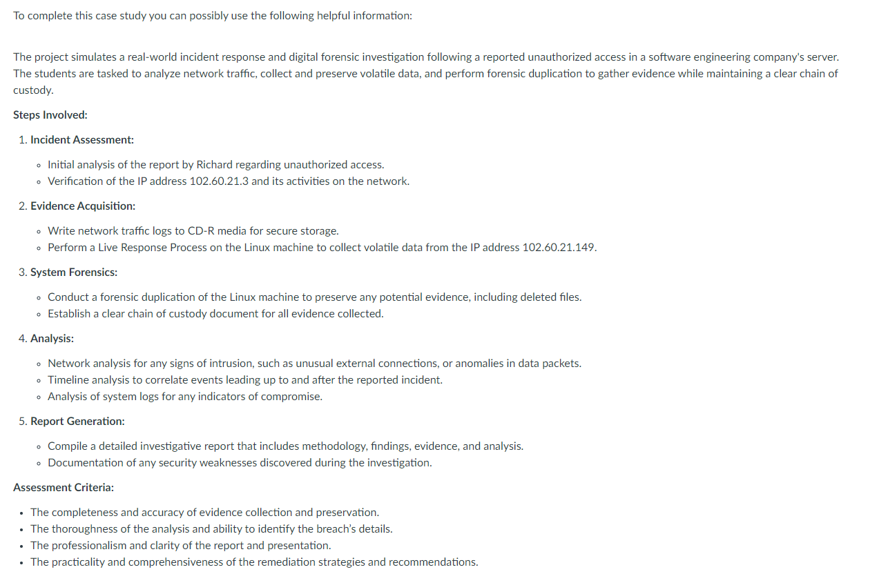 You are like Sherlock Holmes. You must follow the