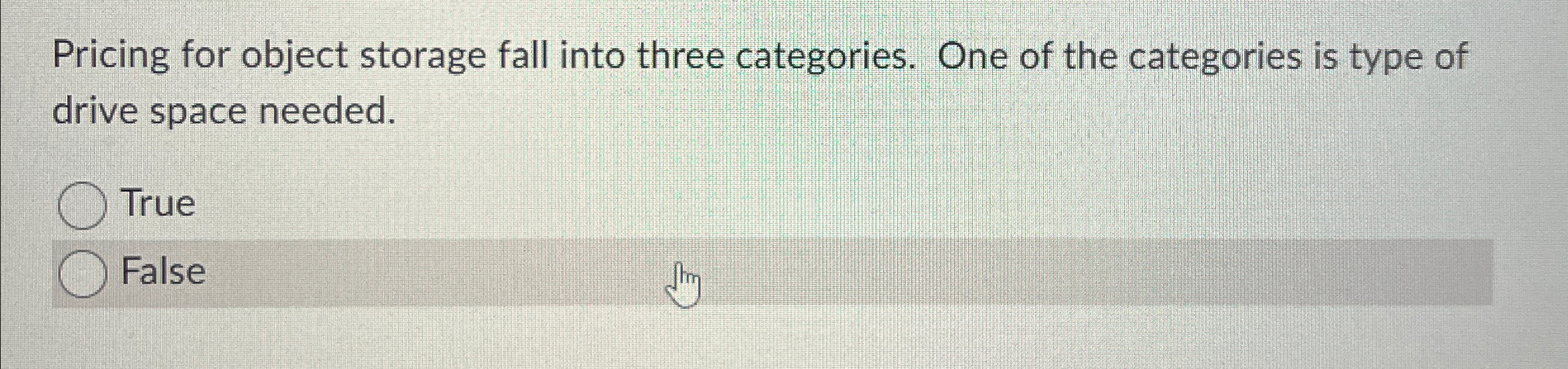 Pricing for object storage fall into three