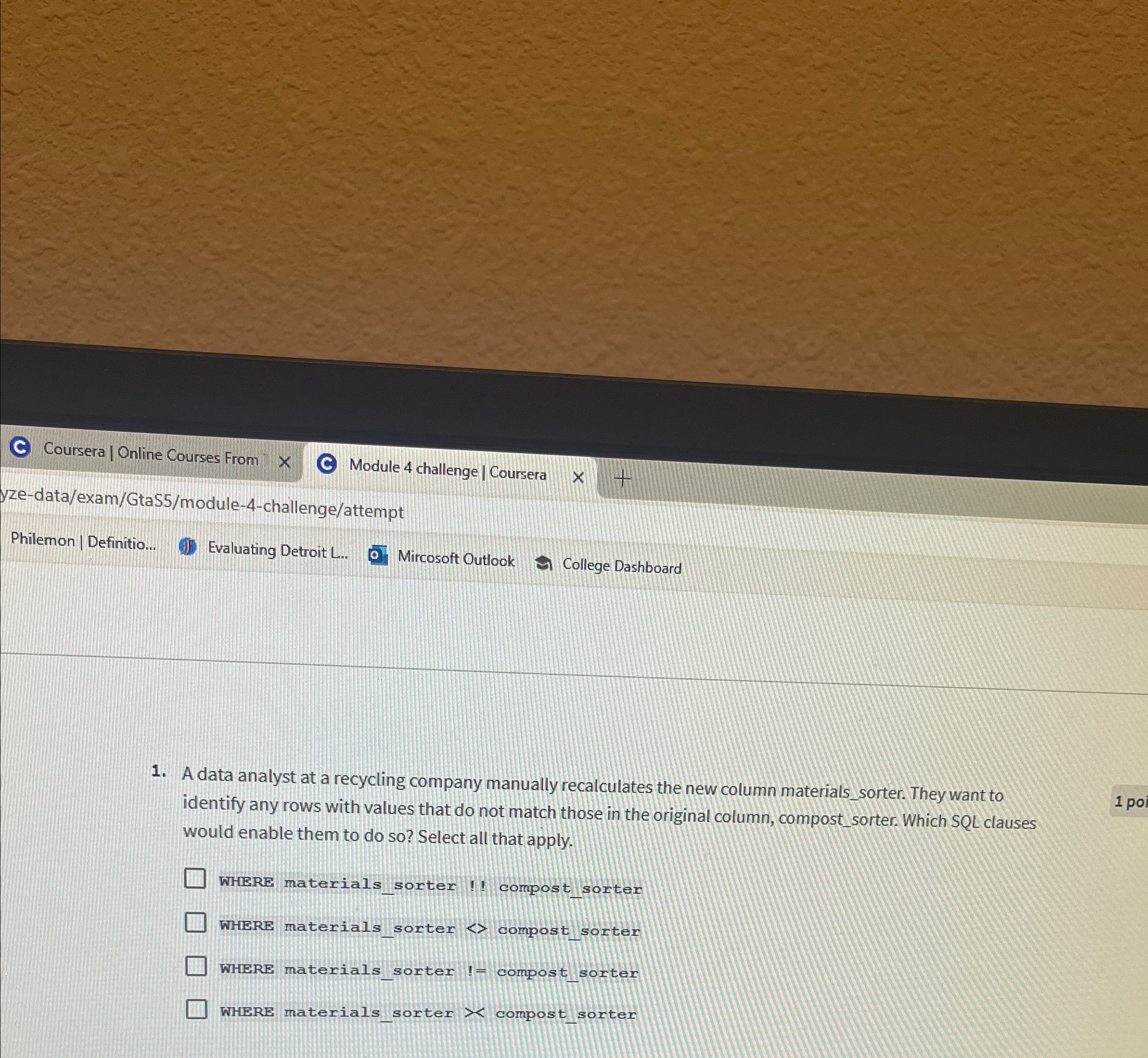 Coursera | Online Courses From Module 4 challenge