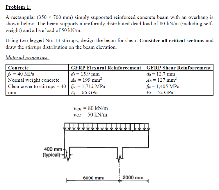Problem 1 : A rectangular ( 3 5 0 7 0 0 m m )