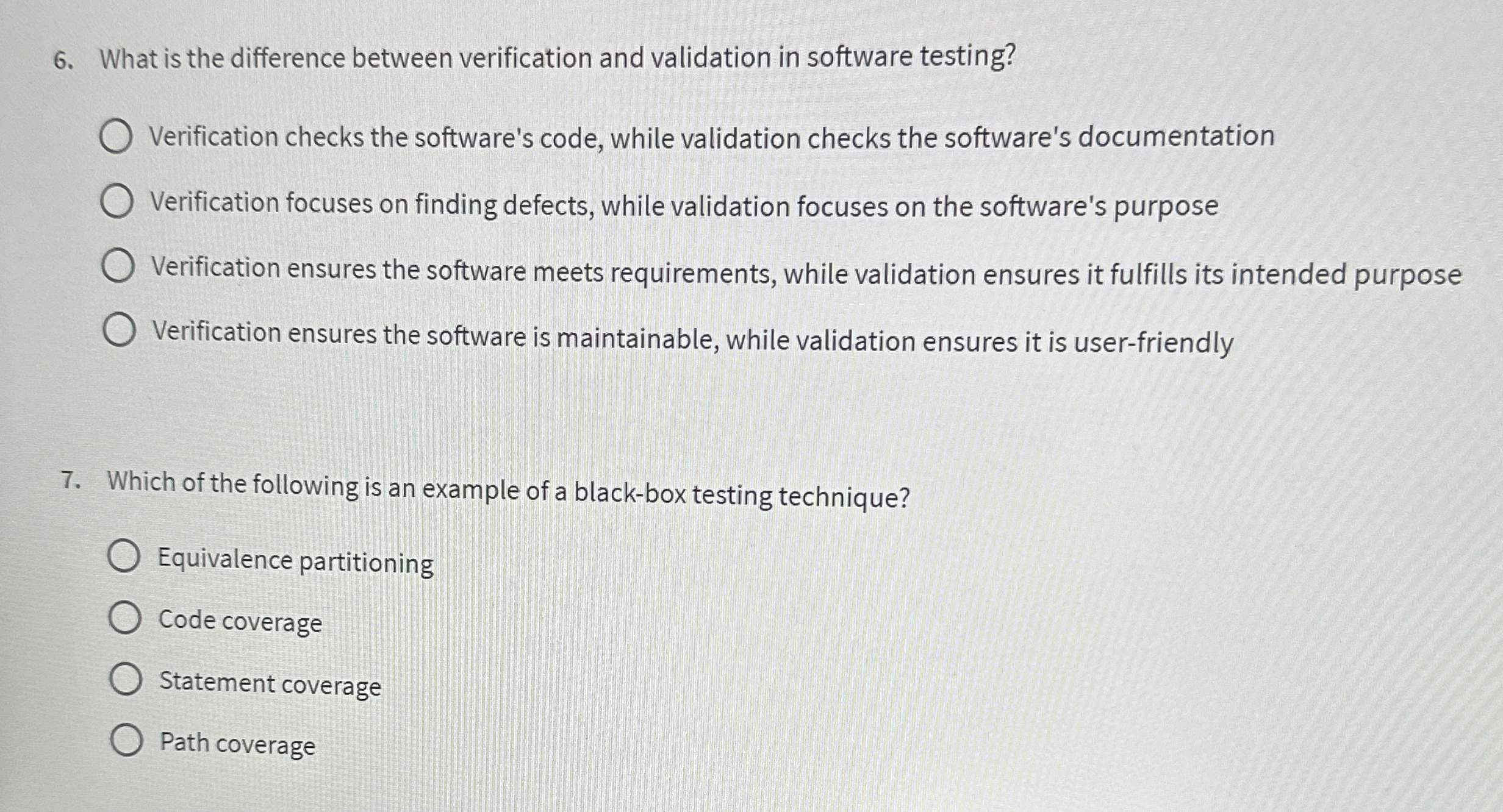 What is the difference between verification and