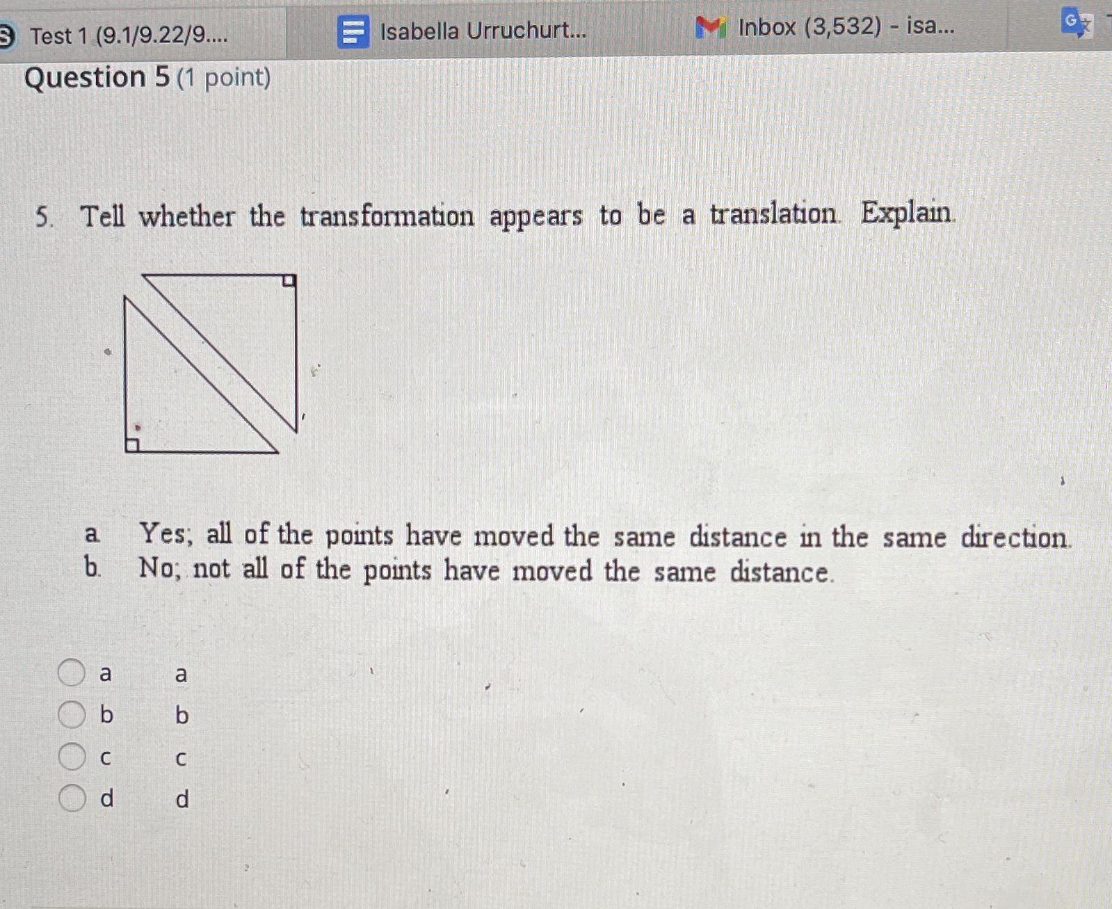 What it's true ??? Test 1 (9.1/9.22/9....