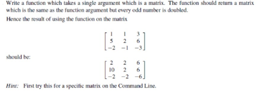 Write a function which takes a single argument