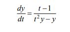 Please help me with this differential equation