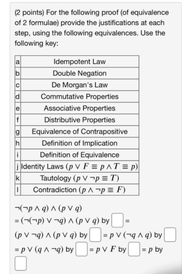 kindly answer it perfectly (2 points) For the