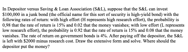 it is urgent thank you In Depositor versus Saving