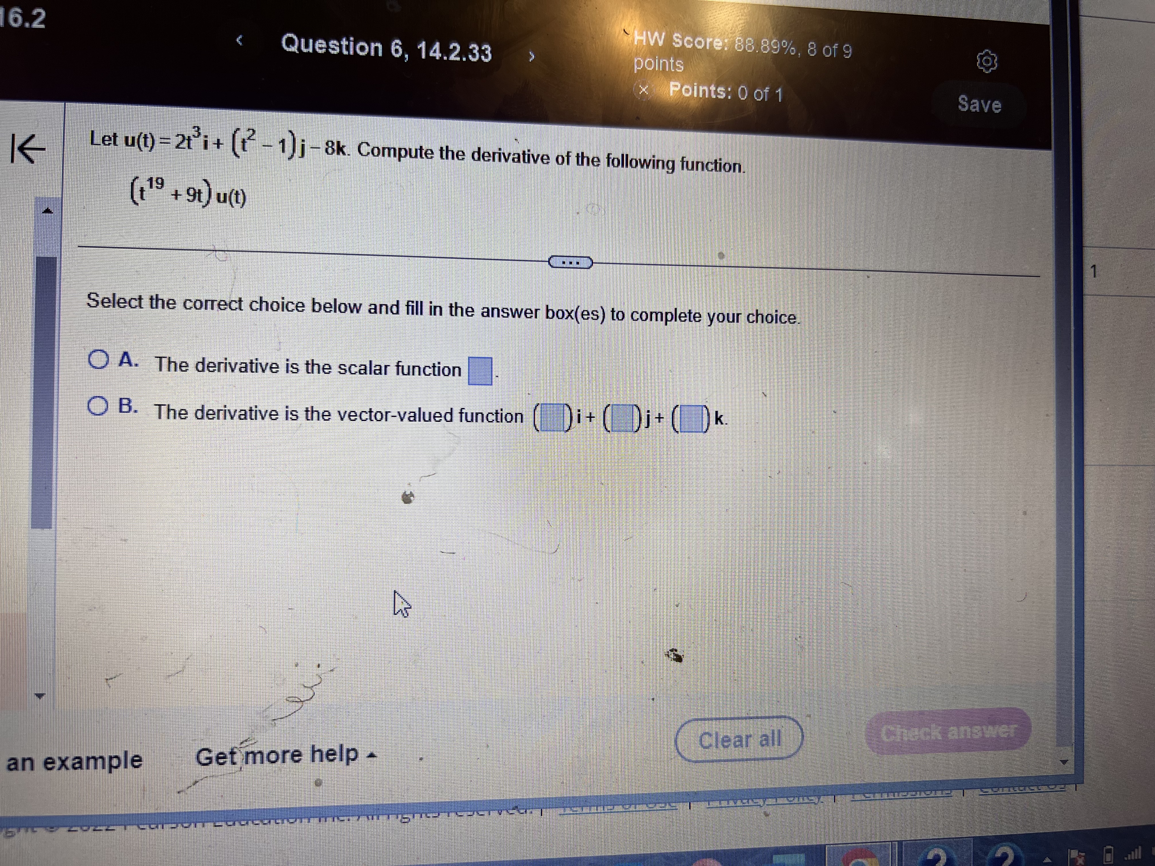 HW Score: 38. 18%, 4.2 of 11 Question 11, 16.3.54